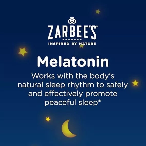 Zarbee's Melatonina Infantil Morango 60 Gummies Não Viciante