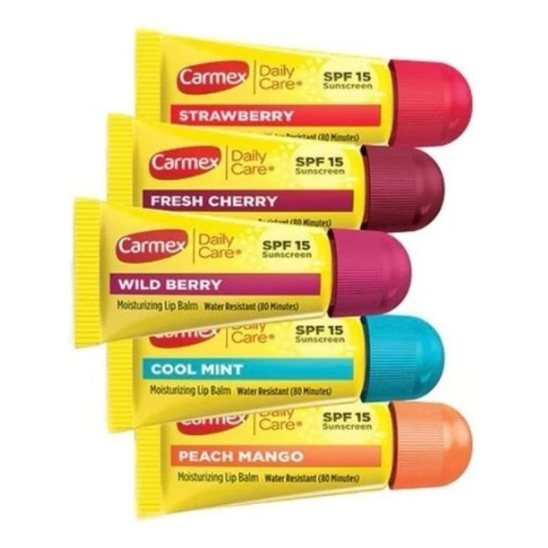 Carmex Mini Tubes com 5 Sabores Variados