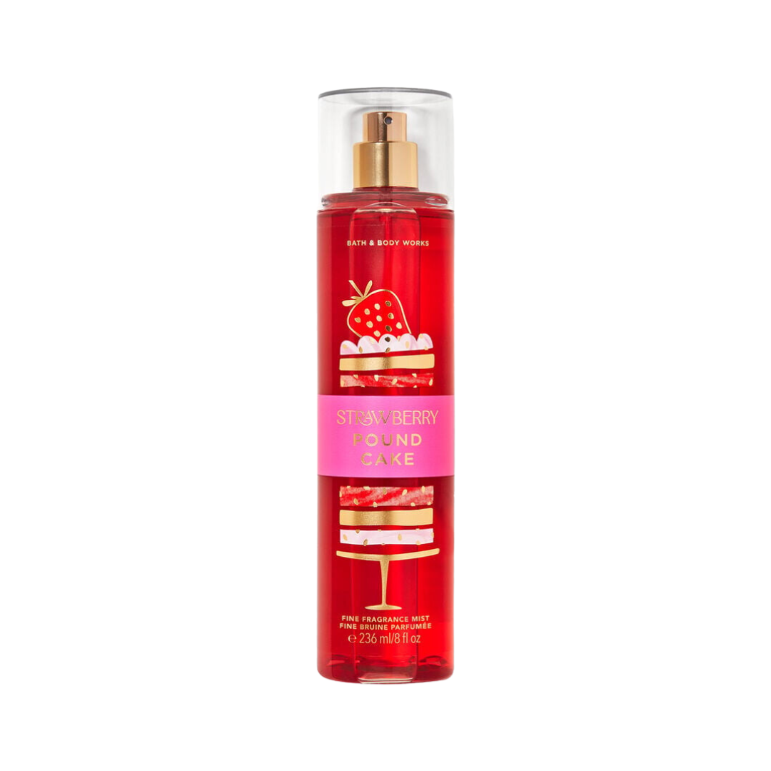 Body Splash Strawberry Pound Cake Bath & Body Works