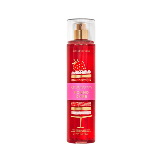 Body Splash Strawberry Pound Cake Bath & Body Works