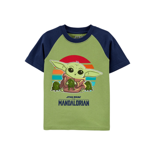 Camiseta Mandalorian Brilha no Escuro Carter's