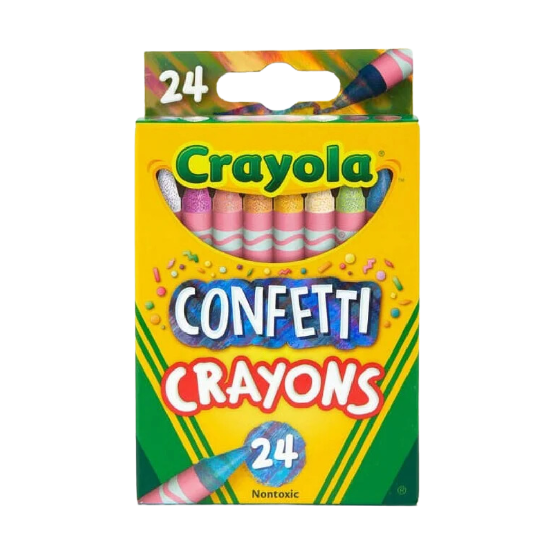 Giz de Cera 24 Cores Confete Crayola