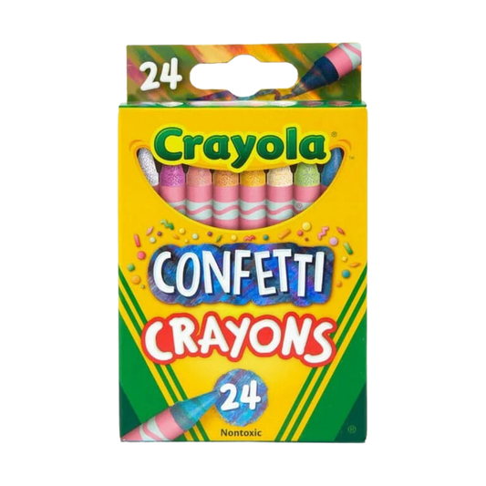 Giz de Cera 24 Cores Confete Crayola