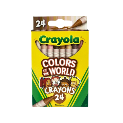 Giz de Cera 24 Tons de Pele Crayola