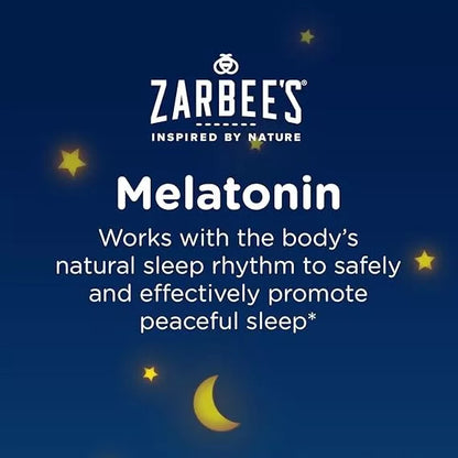 Zarbee's Melatonina Infantil Morango 60 Gummies Não Viciante