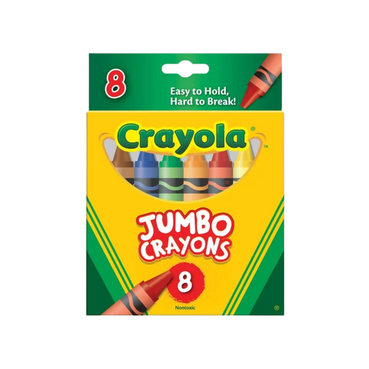 Giz de Cera Jumbo 8 Cores Crayola