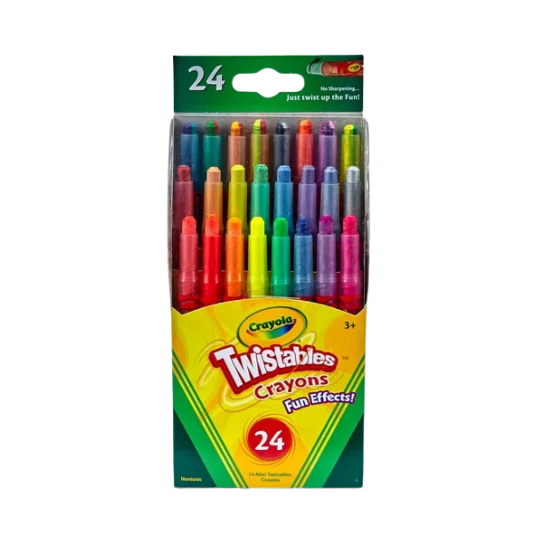 Giz de Cera Twistables 24 Cores Crayola