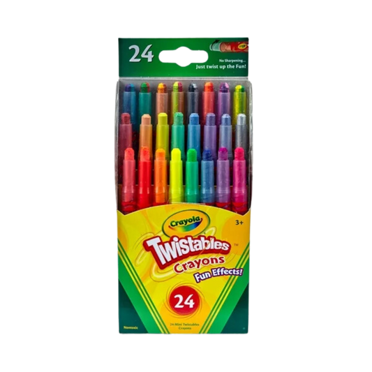 Giz de Cera Twistables 24 Cores Crayola