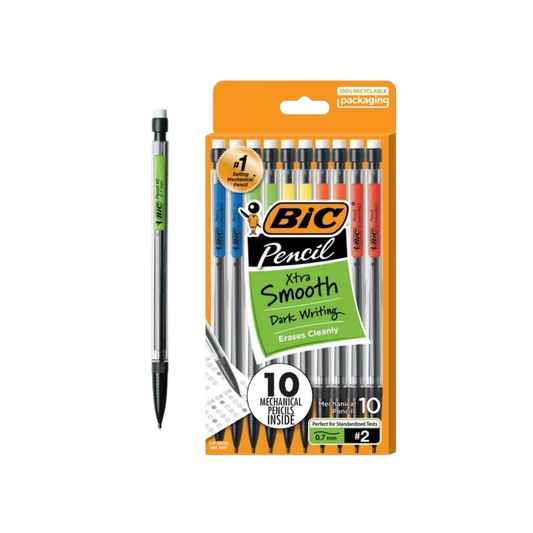 Kit Lapiseira 0.7mm Colorida Bic 10 Unidades