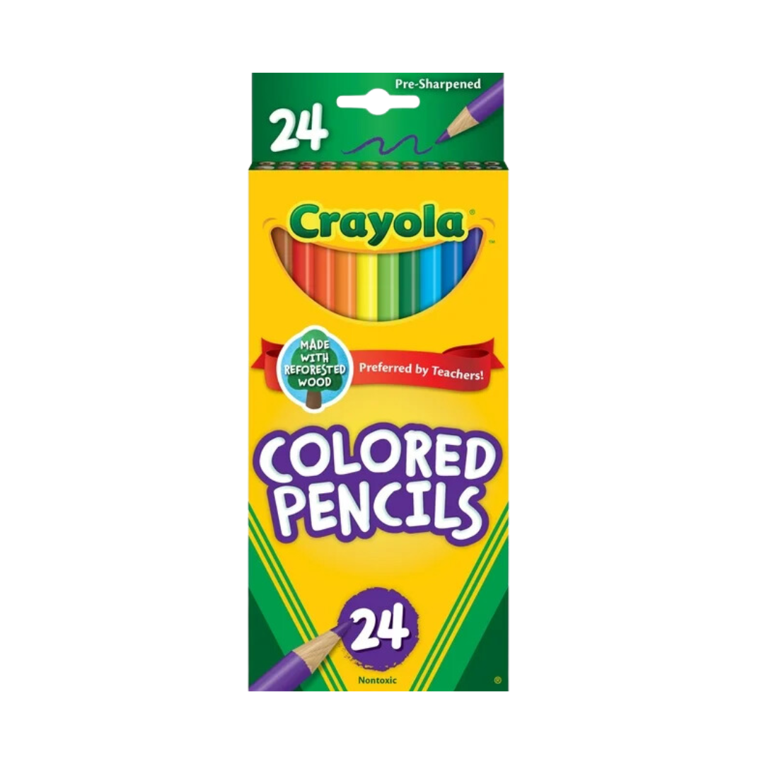 Lápis de Cor 24 Cores Crayola