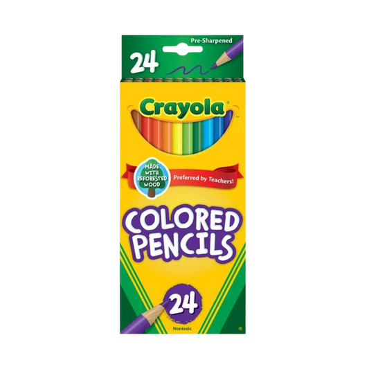 Lápis de Cor 24 Cores Crayola