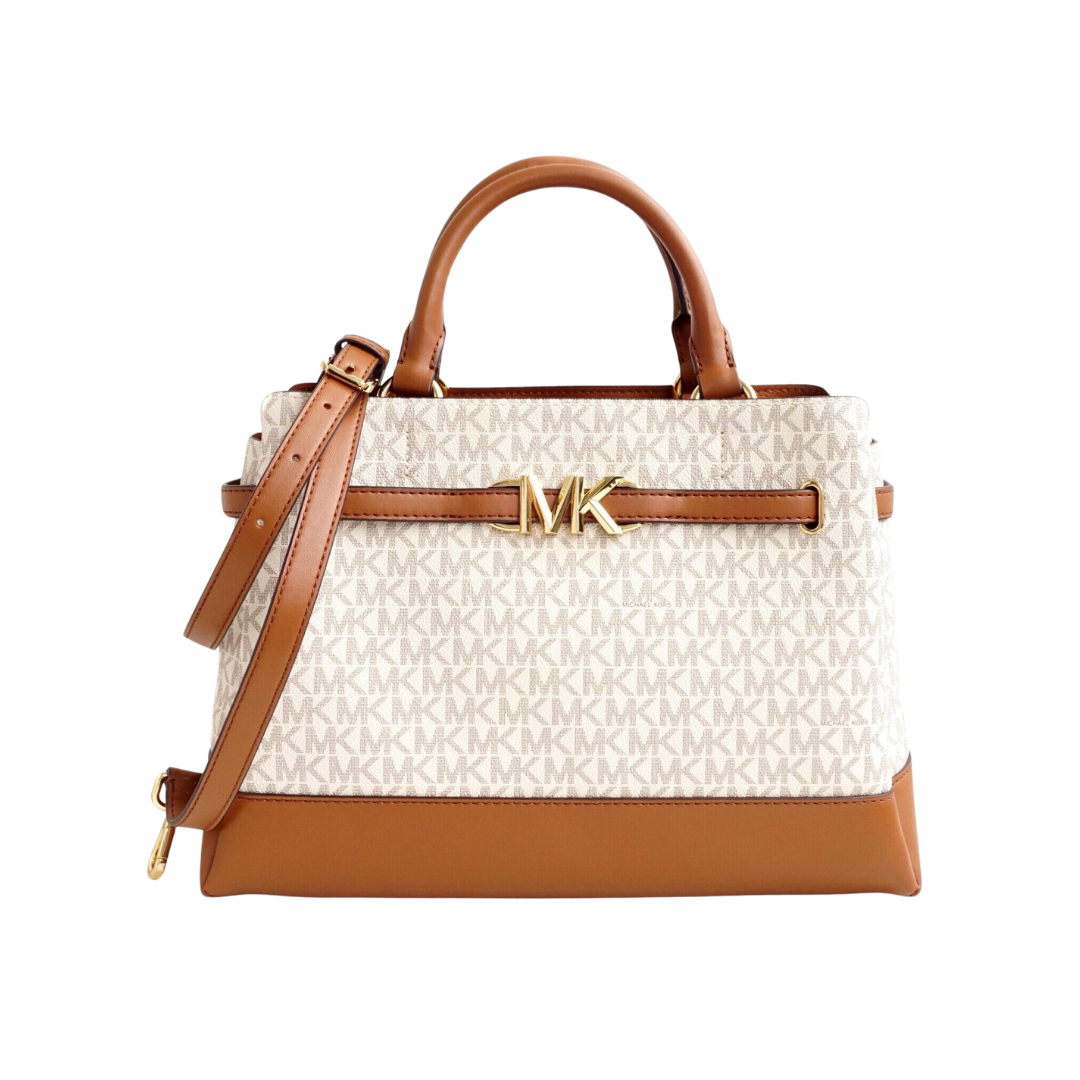 Bolsa Reed Small Belted Logo Satchel Michael Kors