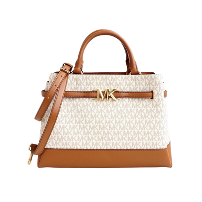 Bolsa Reed Small Belted Logo Satchel Michael Kors