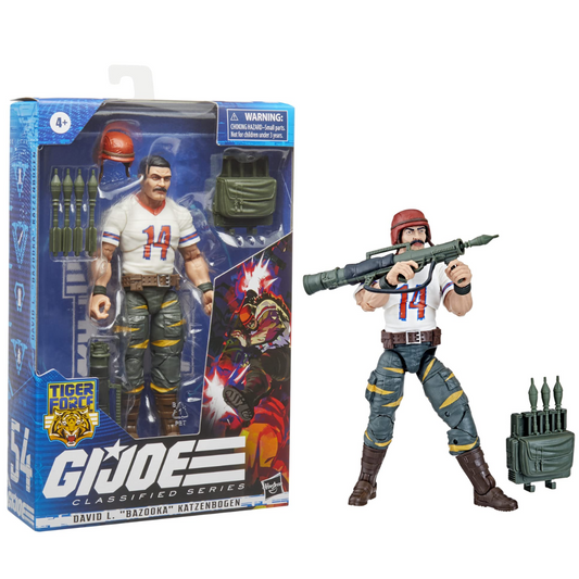 Boneco Gi Joe Classified David L. Bazooka Hasbro