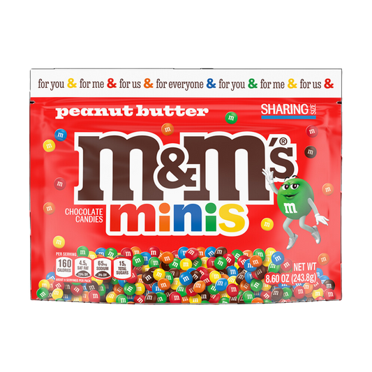 M&M's Minis - Pasta de amendoim