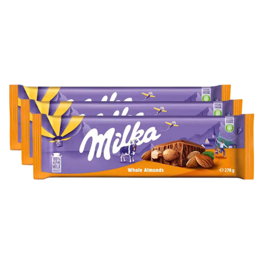 Barra de chocolate Milka - Amêndoas